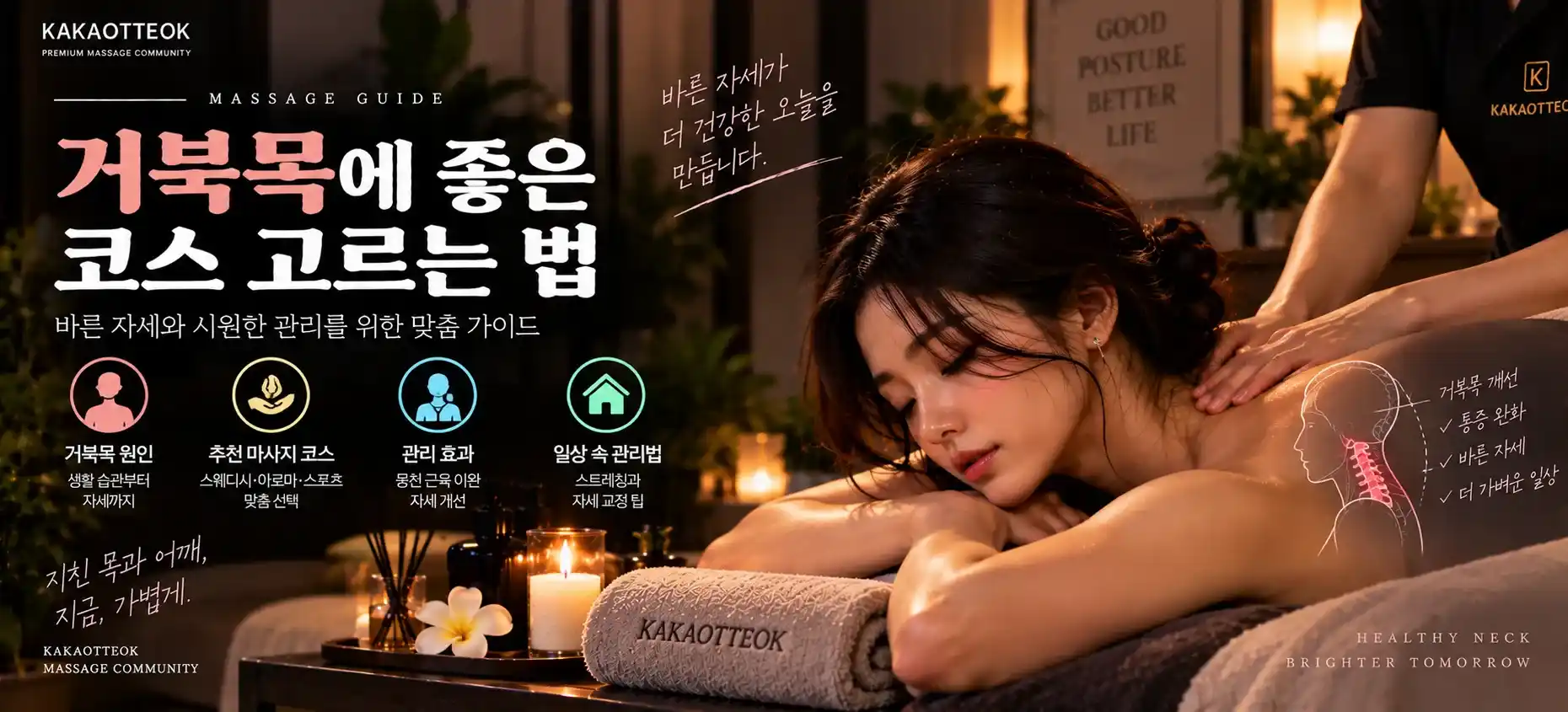 거북목에 좋은 코스 고르는 법