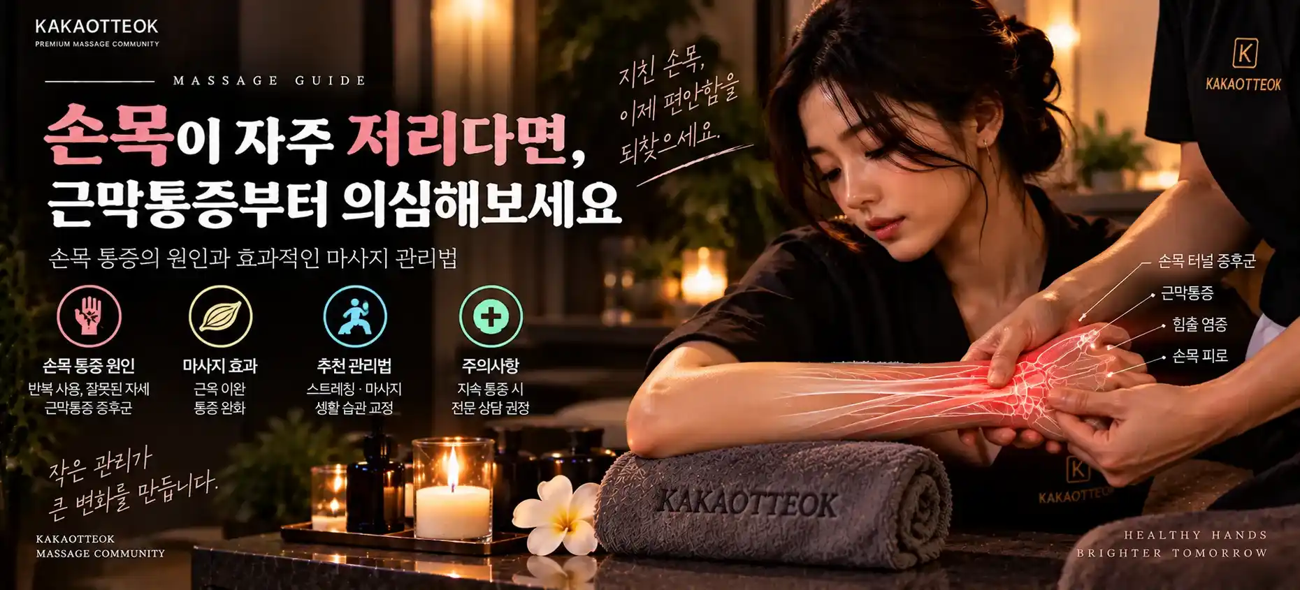 손목이 자주 저리다면, 근막통증부터 의심해보세요