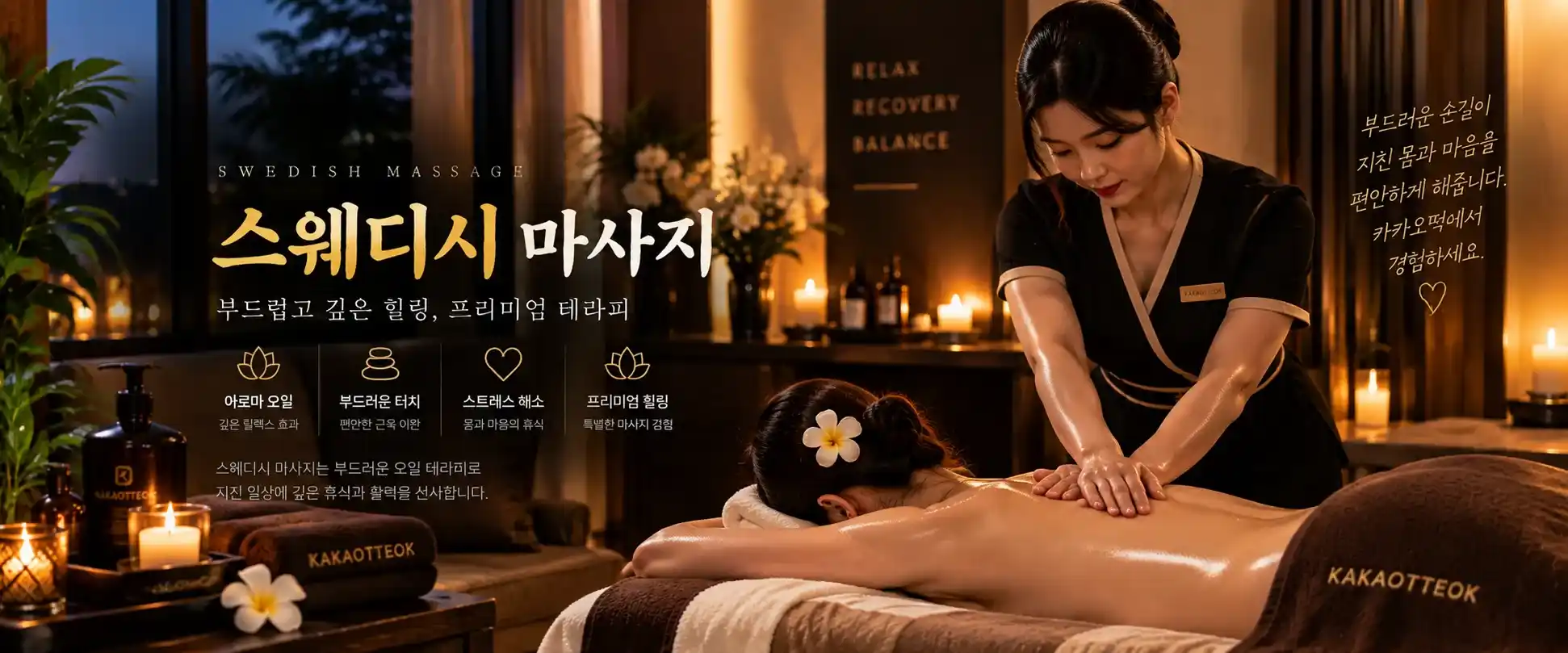 스웨디시 마사지 - 카카오떡
